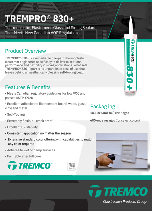 Expanded Color Options for TremPro® 830 Plus: Versatility Meets Aesthetic Excellence