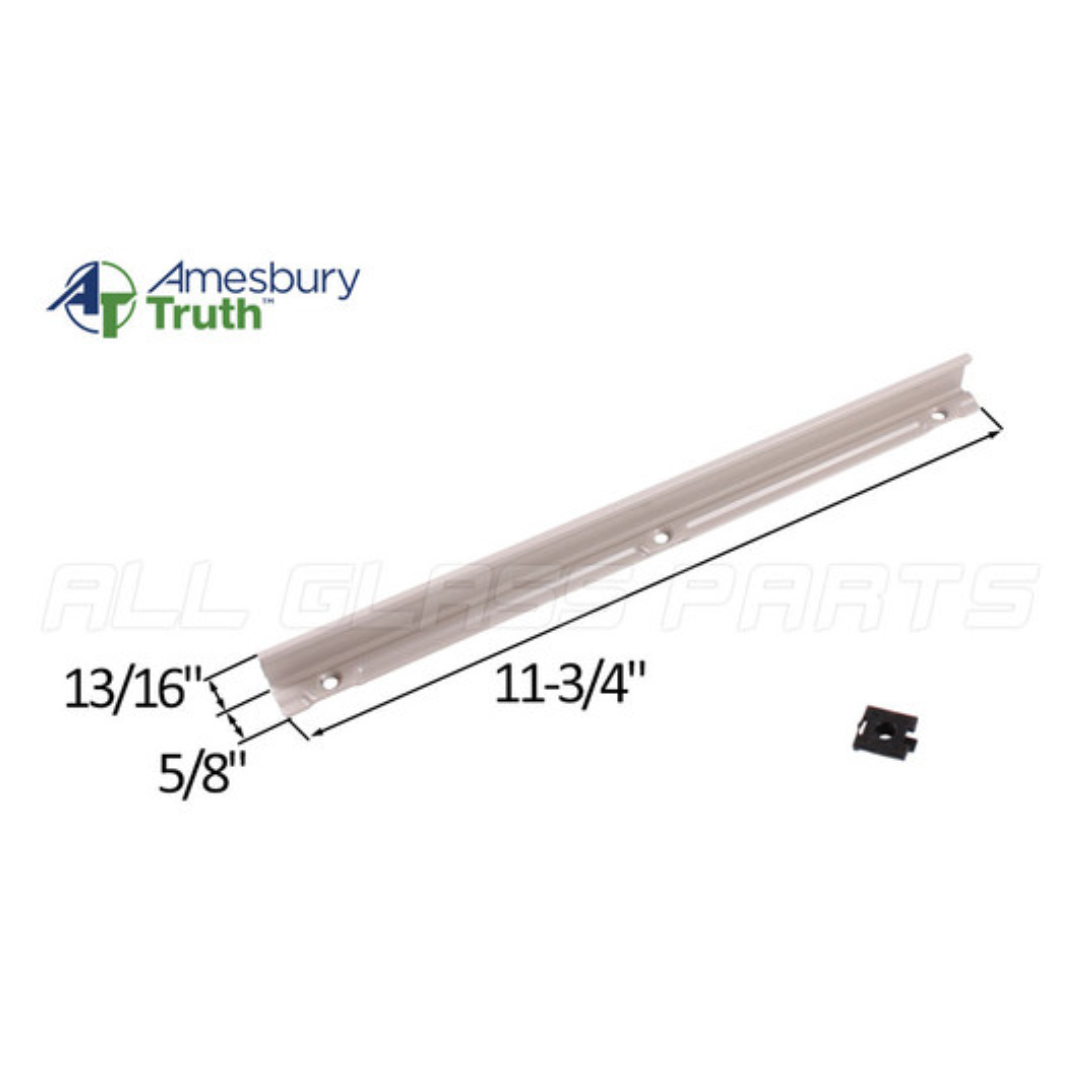 Ensemble rail et curseur (Truth Hardware « Maxim » 12783) (11-3/4 pouces)