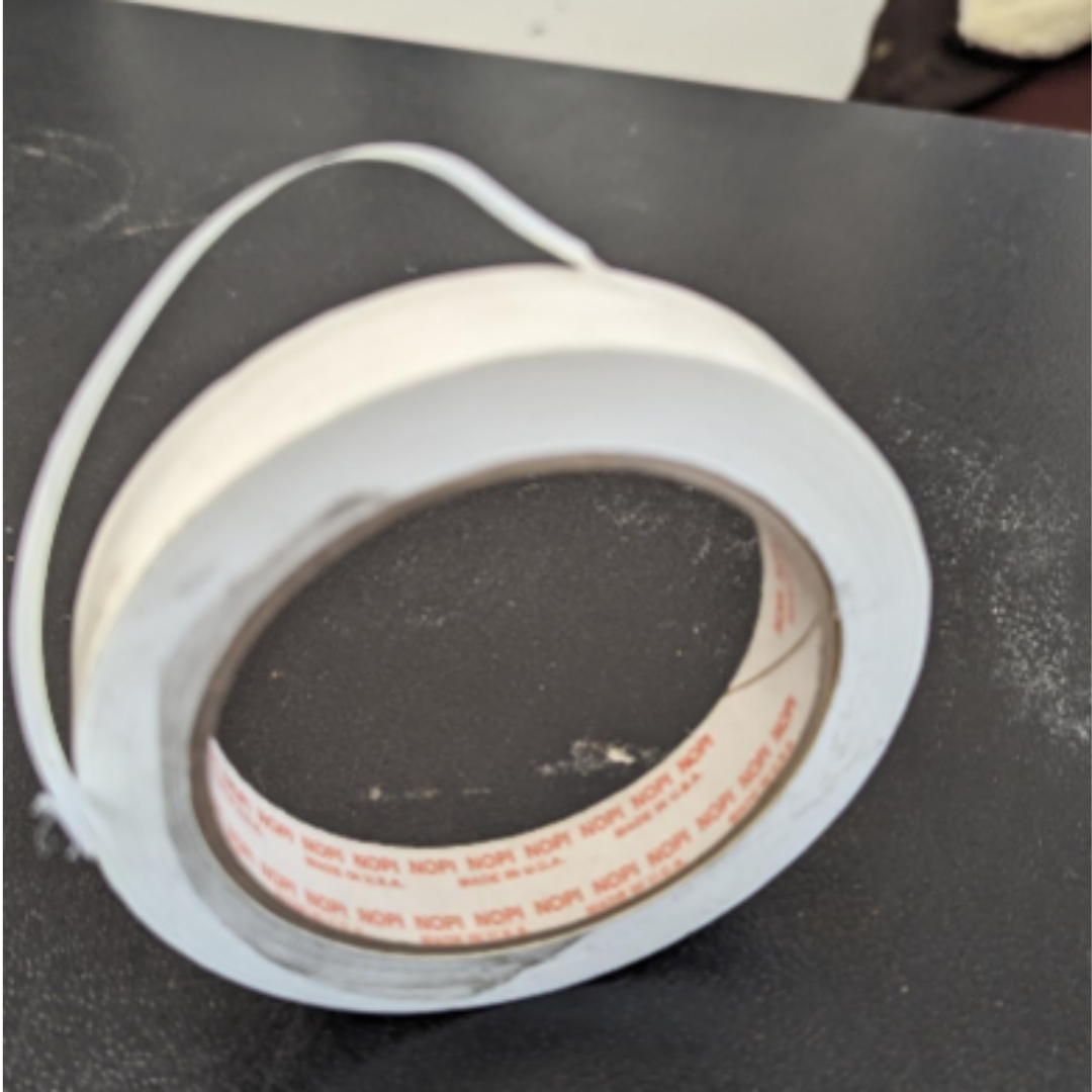 Rollo de cinta antiadherente de 3/4" x 180'