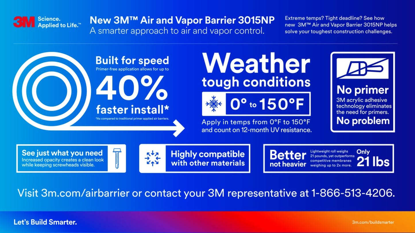Air & Vapour Barrier Impermeable Membrane – 3015NP