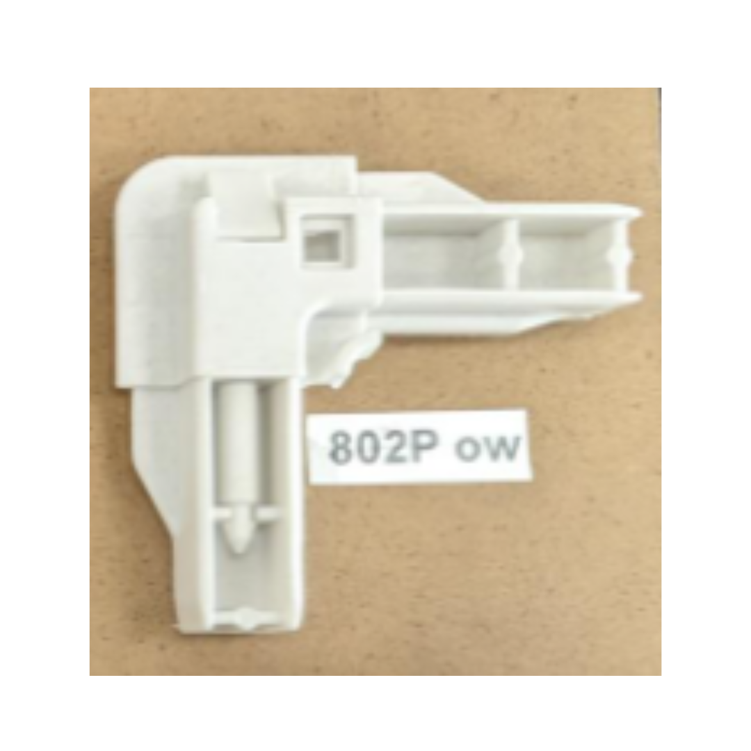 Esquina de polietileno "B" fija de 0,085 x 0,125" para S-135 - Blanco roto