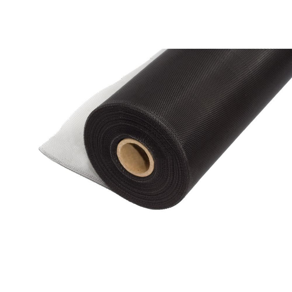 Pantalla de aluminio negra RL de 100 pies y 30 pulgadas (AL S/C)
