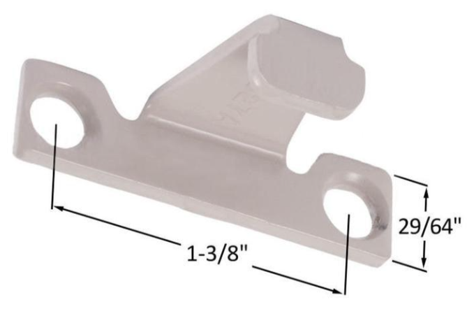 Low Profile Sash Lock Keeper E-Gard (Ermine)