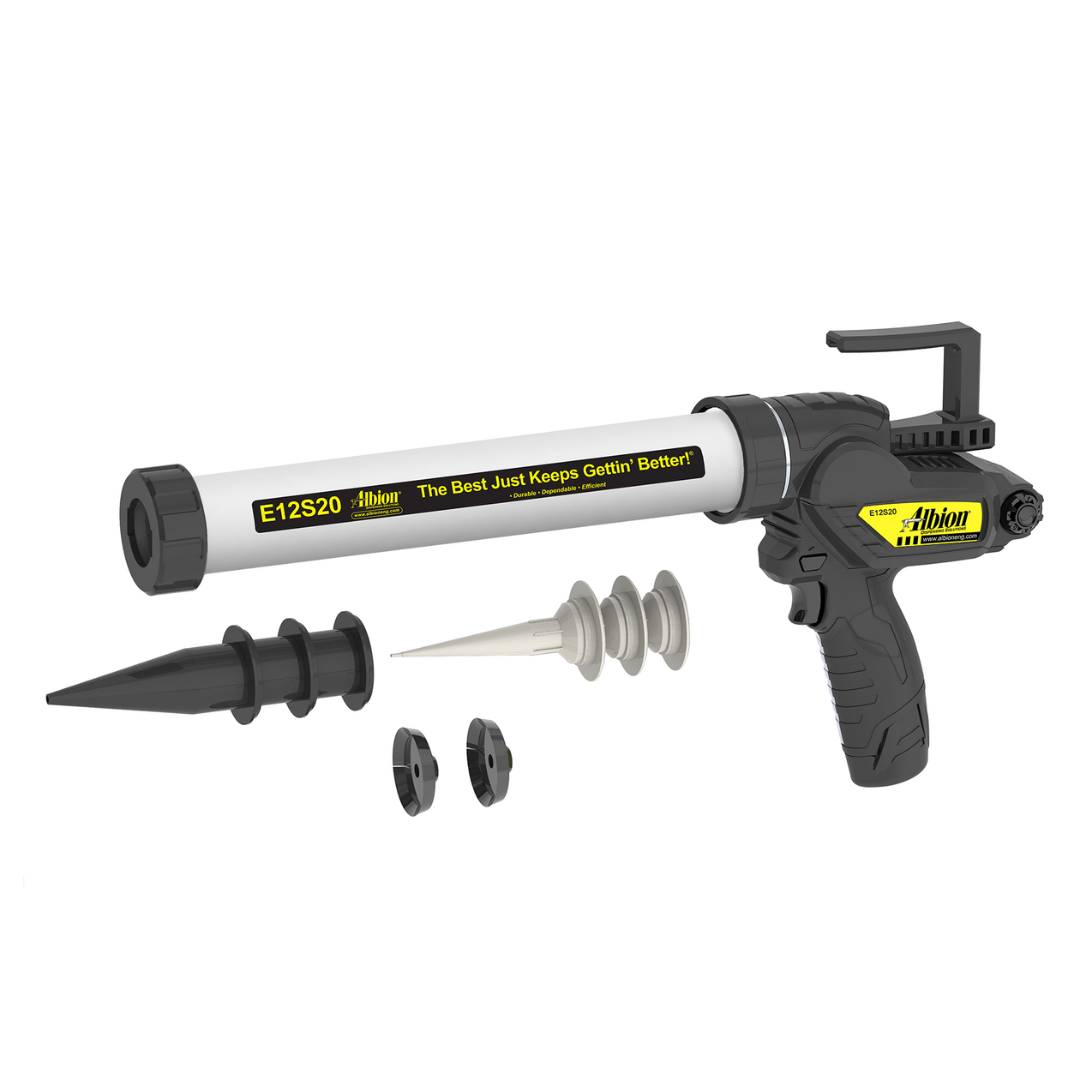 Pistola para salchichas inalámbrica Core de 20 oz y 12 voltios
