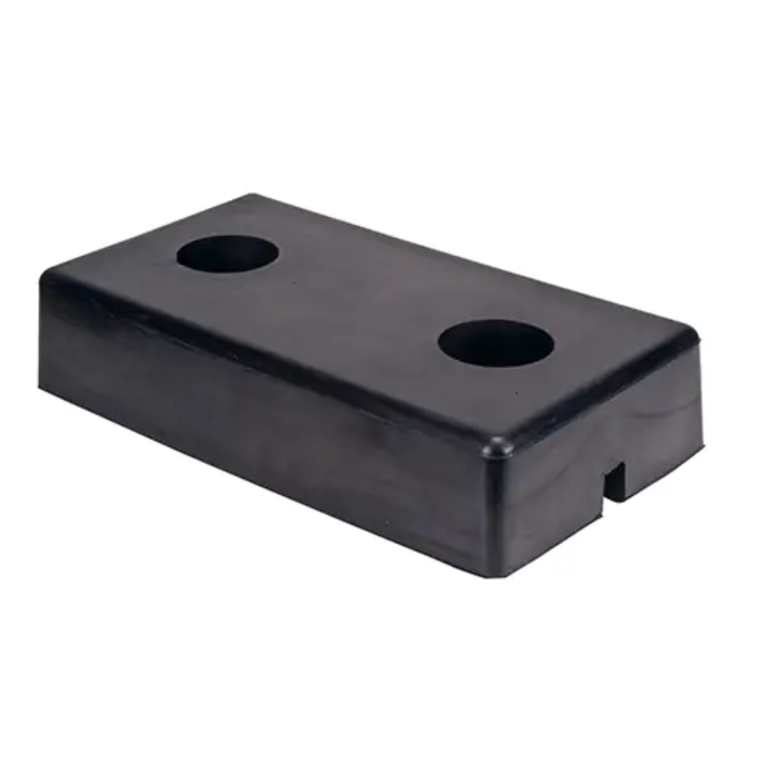 Butoirs de quai moulés, caoutchouc, 45,7 cm (l) x 10 cm (p) x 25,4 cm (h)