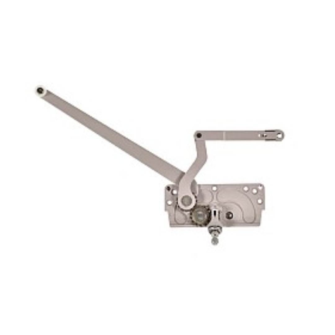 Operador de puerta abatible de doble brazo EntryGard para mano izquierda (brazo articulado de 4 - 7/16")