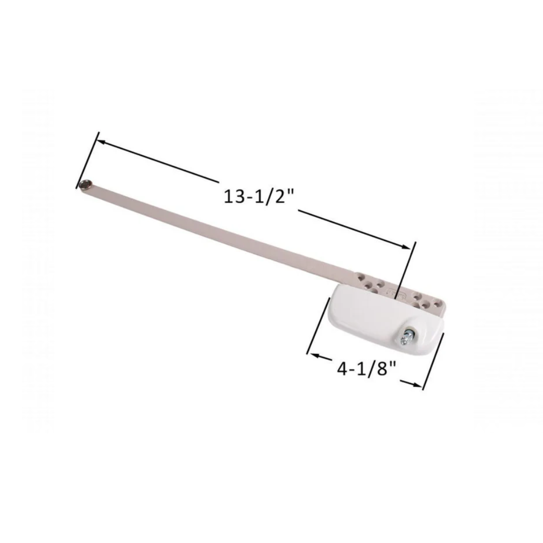 Operador de ventana abatible izquierda de 13 1/2 pulgadas con sello Elipse (zinc - C11)