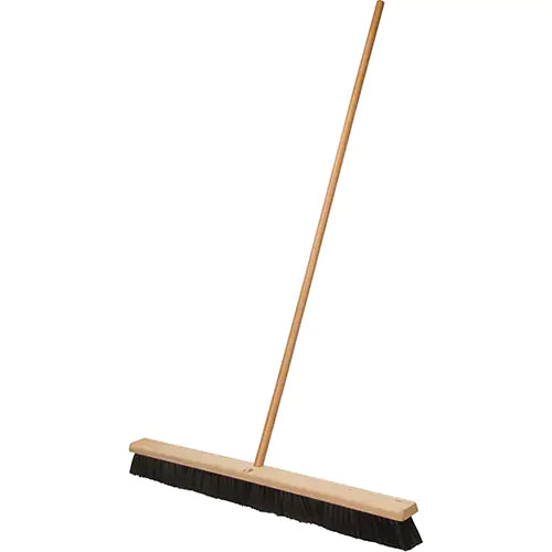 Push Broom, 36", Coarse, Synthetic Bristles