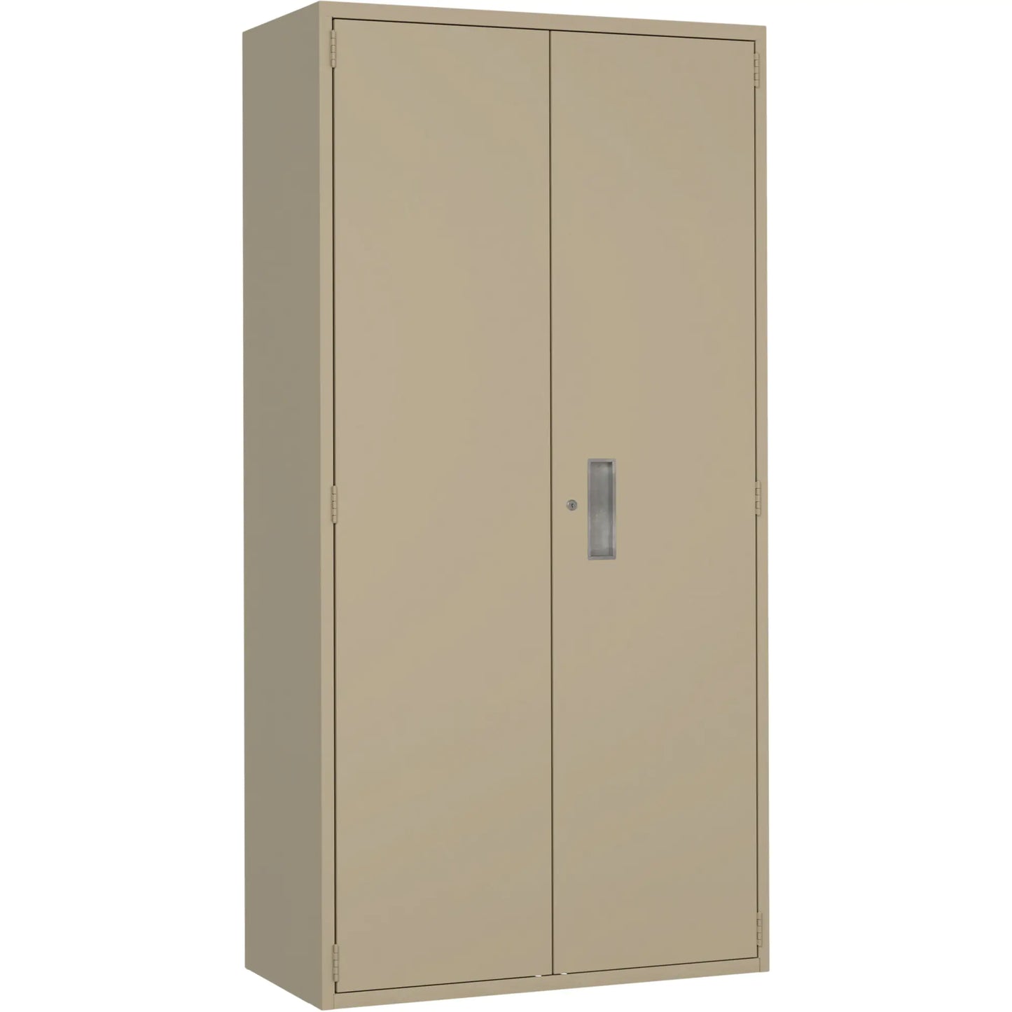 Gabinete de almacenamiento combinado, acero, 6 estantes, 72" alto x 36" ancho x 18" profundidad