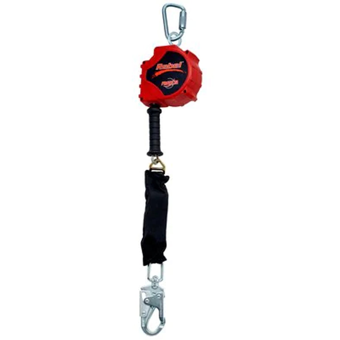 Ligne de vie auto-rétractable Rebel™, 15 pi, acier galvanisé, émerillon