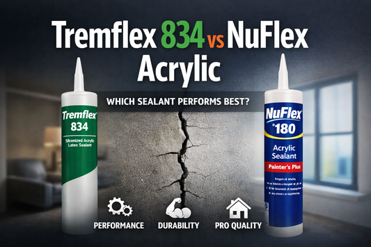 Tremflex 834 vs NuFlex Acrylic: Best Acrylic Sealant for Professional Construction