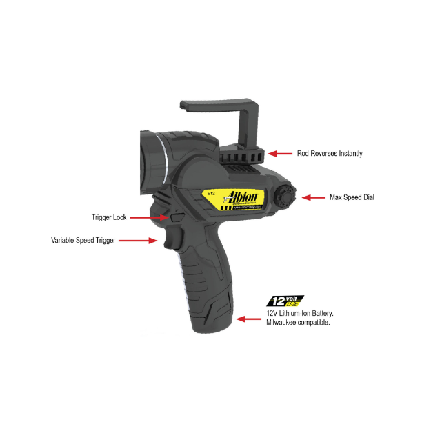 10oz Cordless Cartridge Gun 12 Volt