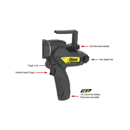 10oz Cordless Cartridge Gun 12 Volt