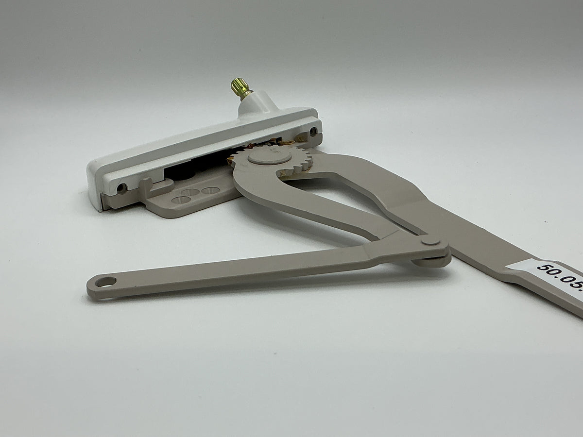 Maxim Dual-Arm Low-Profile Casement Operator – Rear Mount