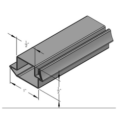 Screen Frame 3/4 x 1/2 W/Lip - Off white