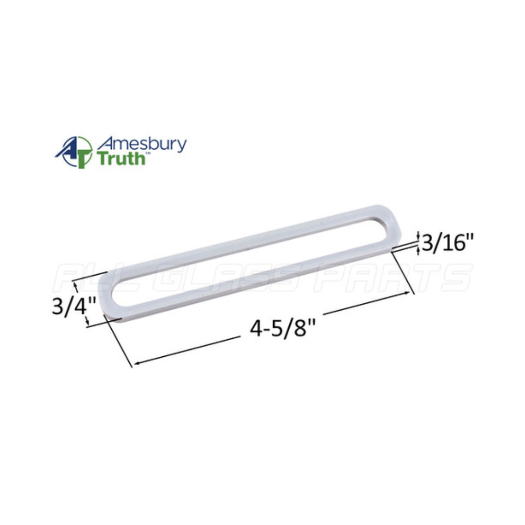 Spacer for Multi-Point Lock (Medium Fork) (Truth Hardware) (White)