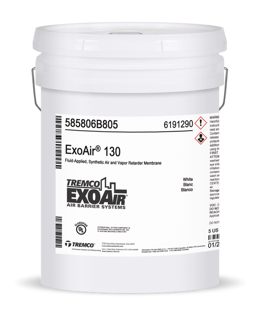 ExoAir® 130 – Fluid-Applied Air & Vapor Barrier