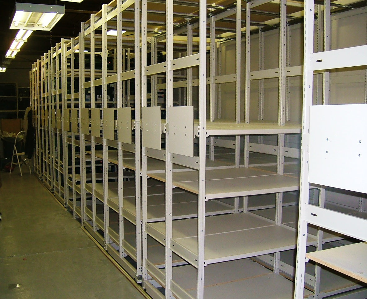 High Volume Mobile Shelving