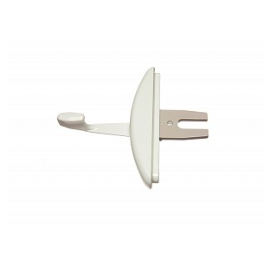 Lock Slide Multi Point Long Fork White