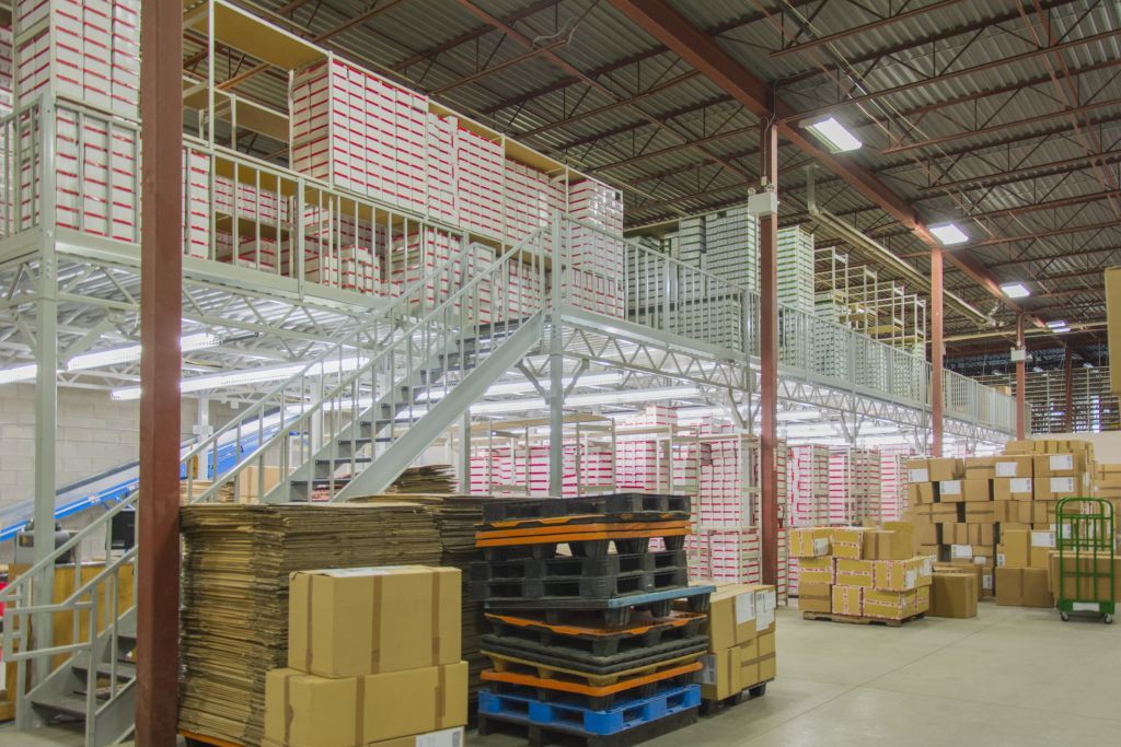 Mezzanine Storage Systems