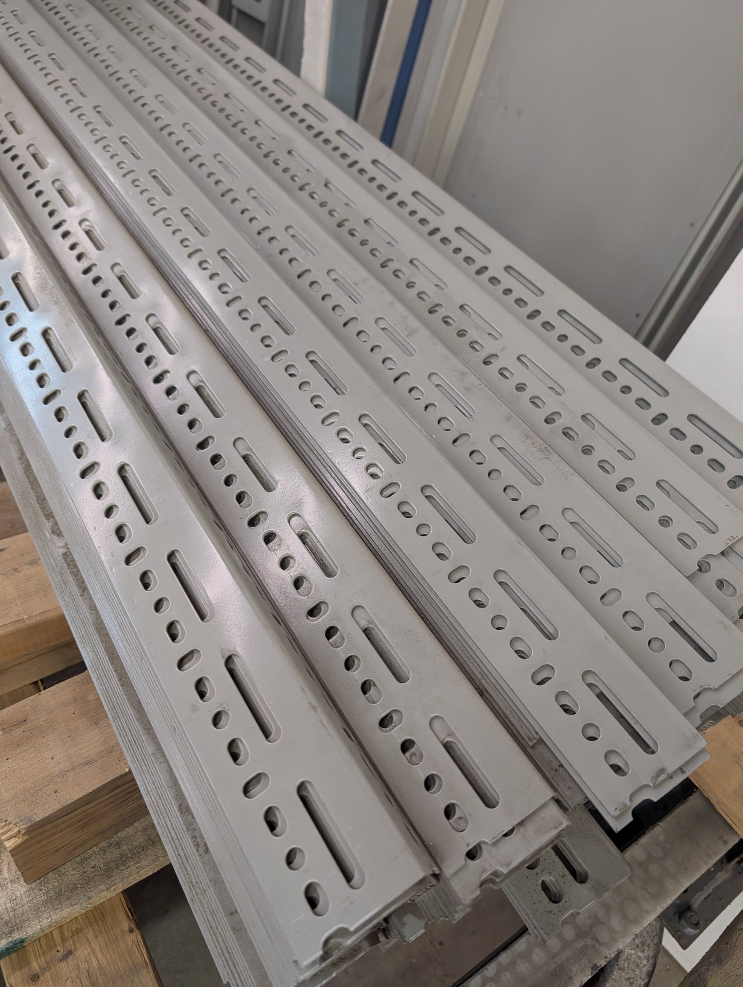 Steel slotted angle