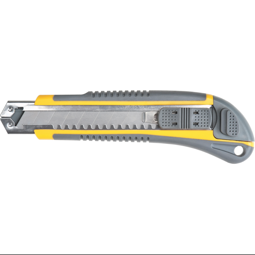 Knife ATK100, 18 mm, Carbon Steel, Rubber Handle