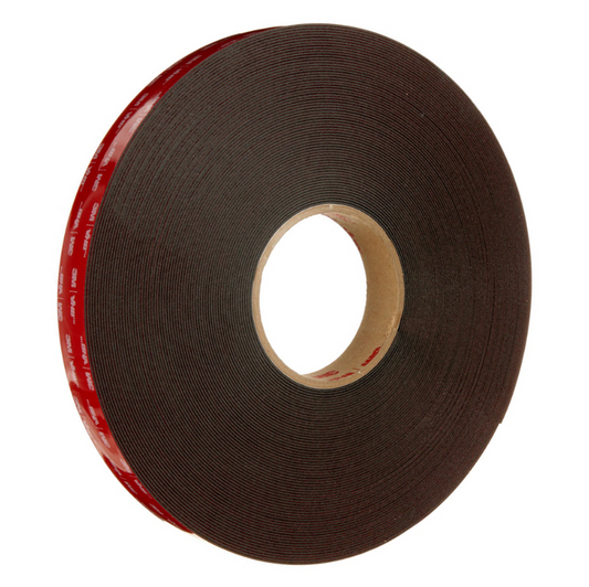 VHB Tape - Polyethylene Film Liner D/C Black 5952 9MMx33M 45MIL 6/CS