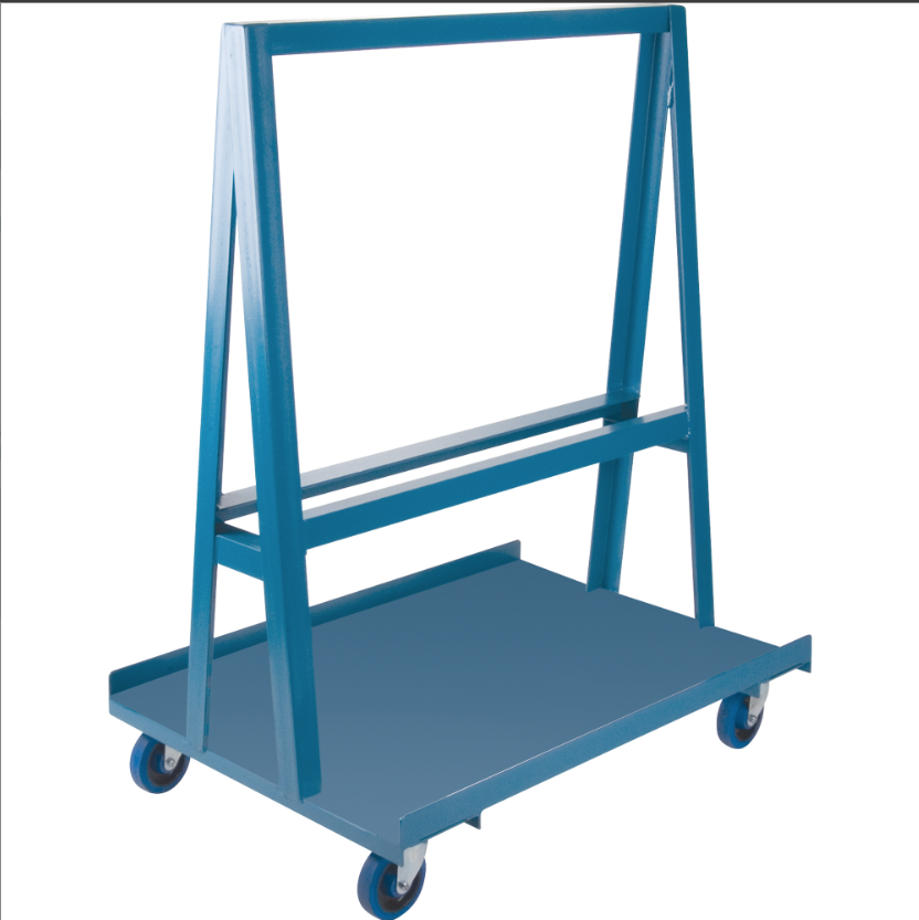 A-Frame Sheet/Panel Truck, Closed Base 42" x 30" x 55", 1200 lbs. Capacity