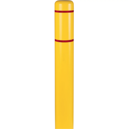 Polyethylene Bollard Covers, 6-5/8" Dia. x 60" L, Yellow