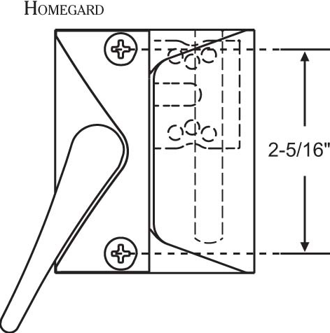 Casement Window Sash Lock 16 series