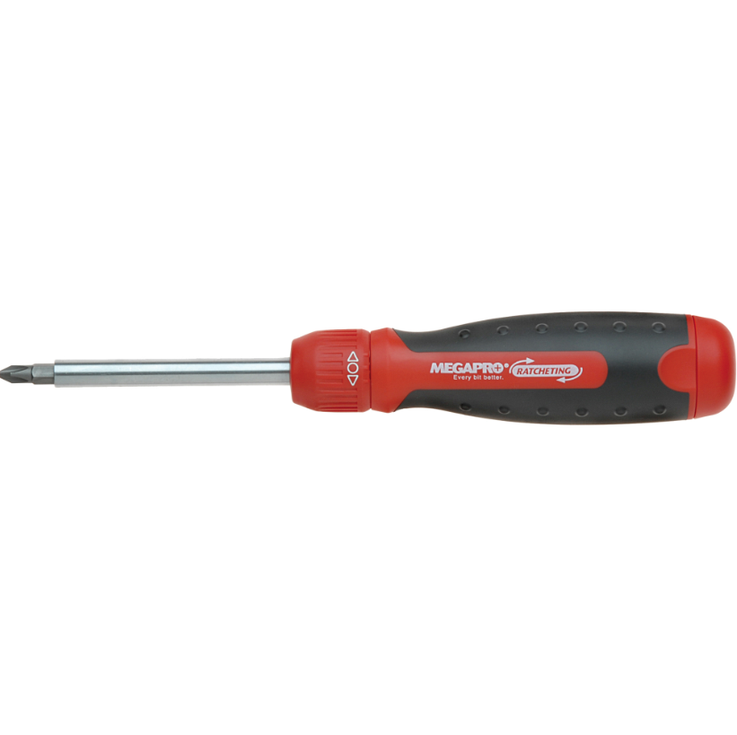 13-in-1 Ratcheting Driver, Cushion Grip Handle