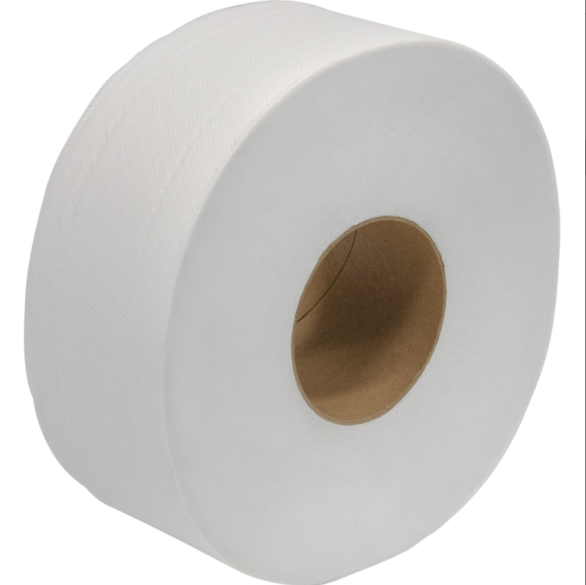 Everest Pro™ JRT Toilet Paper, Jumbo Roll, 2 Ply, 600' Length, White/Case of 8