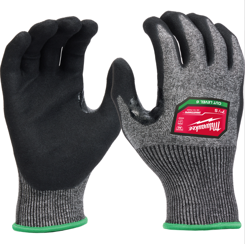 High-Dexterity Dipped Gloves, 18 Gauge, Nitrile Coated, Polyethylene Shell, ASTM ANSI Level A6/EN 388 Level F