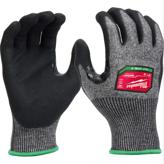 High-Dexterity Dipped Gloves, 18 Gauge, Nitrile Coated, Polyethylene Shell, ASTM ANSI Level A6/EN 388 Level F
