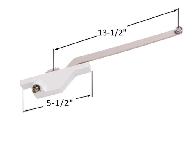 Single Arm Casement Operator  13.5" (White)