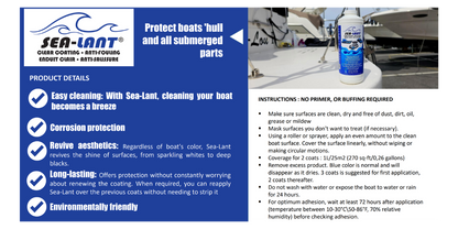 Sea-Lant® Clear Marine Coating – Anti-Fouling & Anti-Pressure Protection