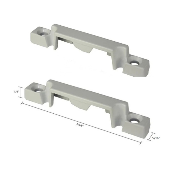 Truth Hardware Keeper for “Trimline” Security Cam Locks – White (#:40380.32)