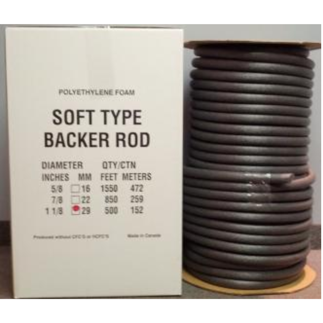 Soft Type Backer Rod - 7/8" x 850'=1x ROLL