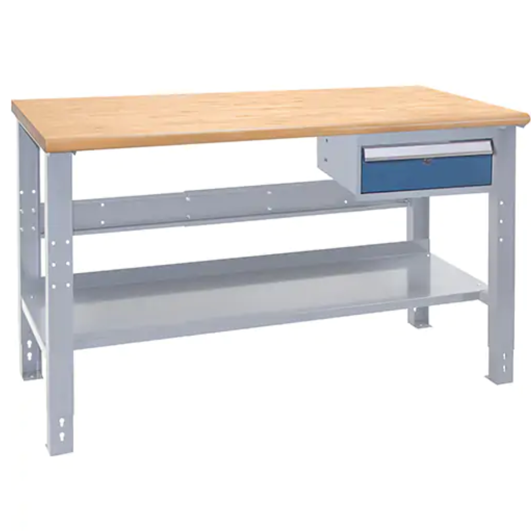 Industrial Duty Workbench, 36" W x 72" D x 34" H, 1000 lbs. Capacity