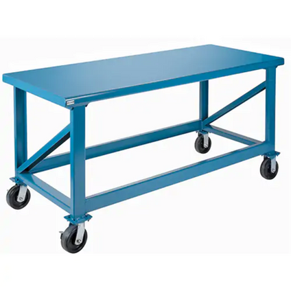 Extra Heavy-Duty Workbenches - All-Welded Benches, Steel Surface (FH465)