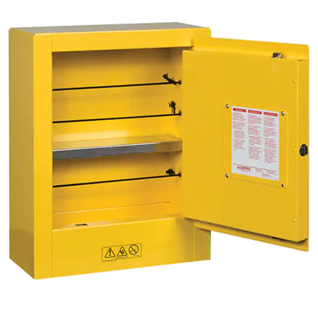 Sure-Grip® EX Mini Flammable Safety Cabinet, 2 Gal., 1 Door, 17" W x 22" H x 8" D