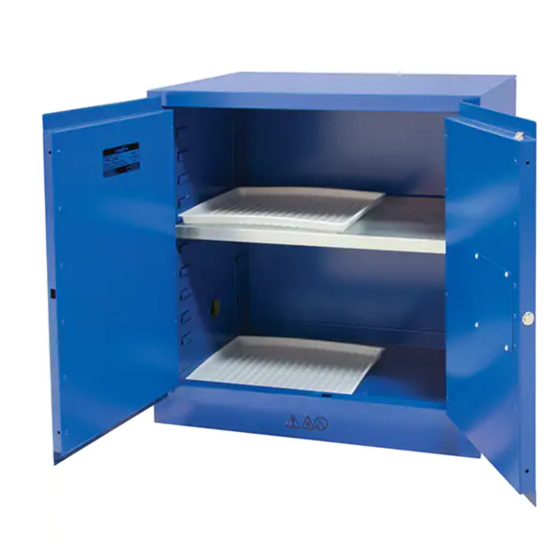 Corrosive Liquids Cabinet, 22 gal., 35" x 35" x 22"