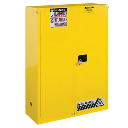 Sure-Grip® Ex Flammable Storage Cabinets, 45 gal., 2 Door, 43" W x 65" H x 18" D