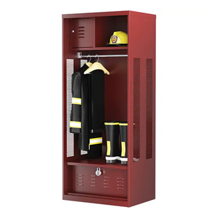 Standard Gear Lockers, 24" W x 21" D x 72" H, Red