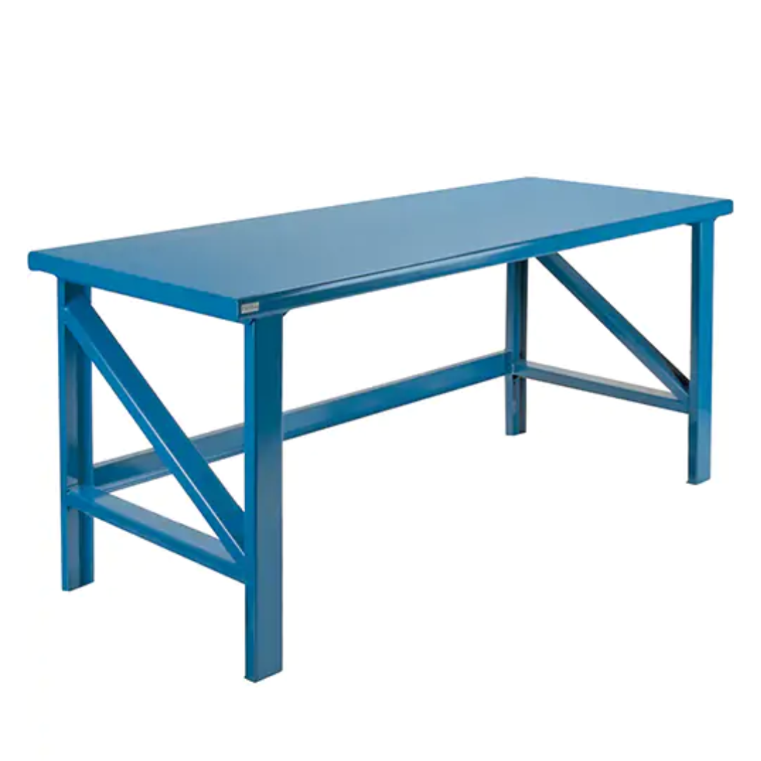 Extra Heavy-Duty Workbenches - All-Welded Benches, Steel Surface (FF495)