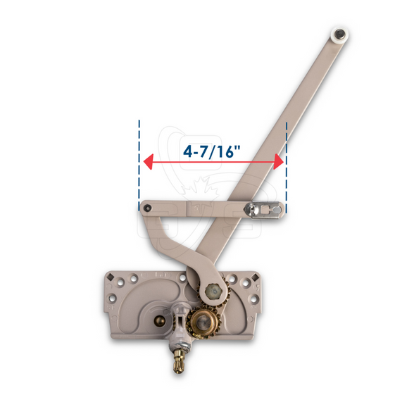 Right Hand Entrygard Dual Arm Casement Operator (4 - 7/16" Link Arm)