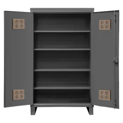 Heavy-Duty Outdoor Cabinet, Steel, 4 Shelves, 78