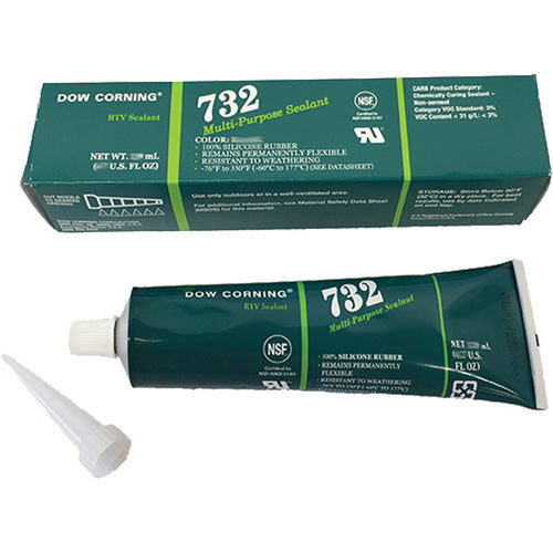 Cartouche de silicone multi-usages Dow DOWSIL™ 732 de 300 ml