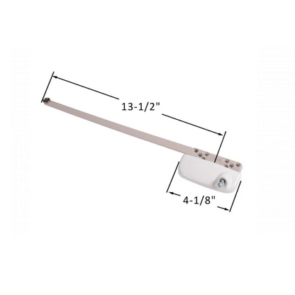 Left Hand Casement Operator 13 1/2 Seal Elipse (Zinc - C11)