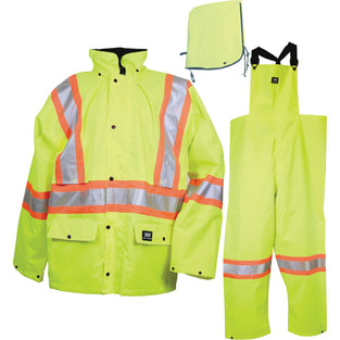 Waverley Packable Storm Suits, Nylon, X-Large, High Visibility Lime-Yellow